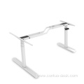 2024 New Design Office Sit Stand Height Adjustable Electric Standup Desk L Shaped For Manager